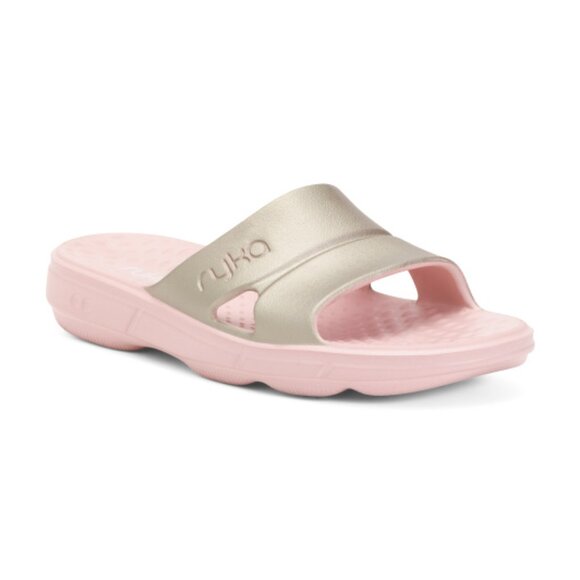 NEW RYKA Restore Recovery Slides Rose Gold for women 254 - Picture 6 of 7